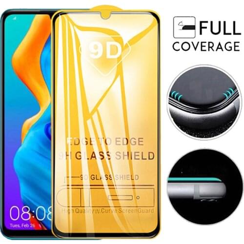 2 pcs P30 lite 9D Full Glue Screen Protector for Huawei P30 Lite P20 Lite P20 Pro Huawai Protective Glass Tampered Huawey Glas