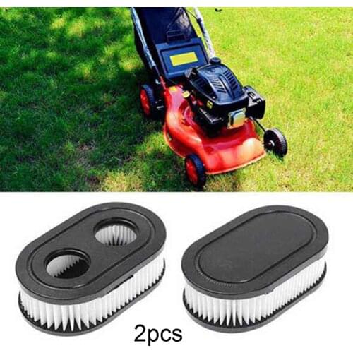 2pcs Garden Replacement Lawn Mower Air Filter Element Cleaner For 593260
