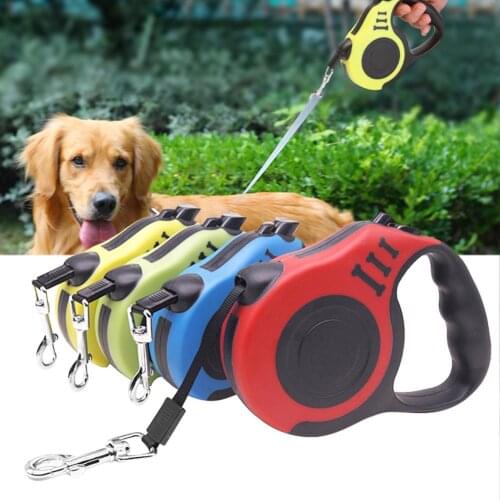3/5M Retractable Dog Leash Automatic Flexible Dog Puppy Cat Traction Rope Belt Dog Leash for Small Medium Dogs Pet Products