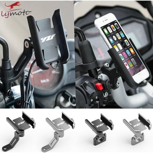 For Yamaha YZFR1 YZFR3 YZFR6 YZFR25 YZFR125 R1 R3 R6 R25 Motorcycle Accessorie Handlebar Mobile Phone Holder GPS Stand Bracket