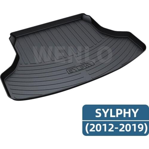 For Nissan SYLPHY TEANA TIIDA Hatchback Sedan X-TRAIL 2006 Trunk Mats Waterproof Car Cargo Liner Tray Pads Vehicle Accessories