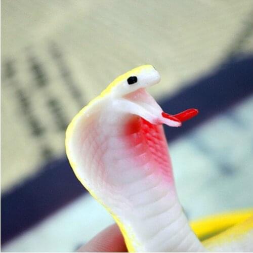 April Fools' Day Prank Toy Rubber Artificial Cobra Free Shipping