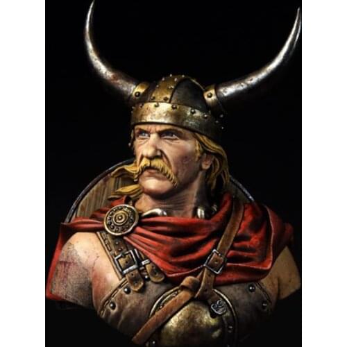 1/10 ANCIENT MAN WARRIOR BUST Resin figure Model kits Miniature gk Unassembly Unpainted