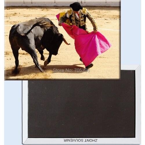 BULLFIGHTER Fridge Magnet,Souvenir Rigid Magnets 20957