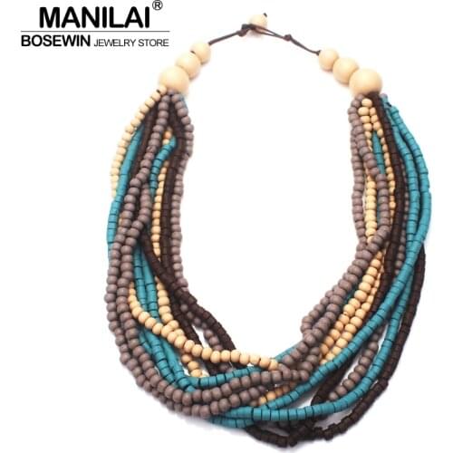 Чокеры из бусин MANILAI China At AliExpress