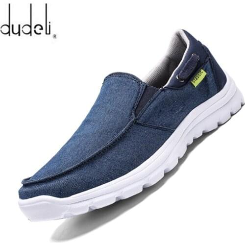 Canvas Shoes Men Casual Shoes Breathable Light Man Footwear Autumn Spring Slip on Loafers Plus Size 47 48 zapatillas hombre