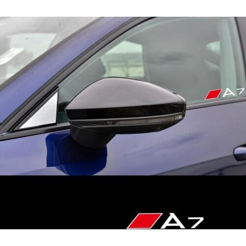 2 Pcs Decal Sticker Car Windows Sticker For Audi A1 A3 A4 A5 A6 A7 A8 Q1 Q3 Q5 Q7 Q8 TT R8