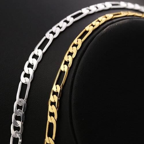 New Trendy Women Men Chain Bracelet Gold Steel Color Thick Cuban Link Chain Bracelets Jewellery Pulseira Drop Shipping