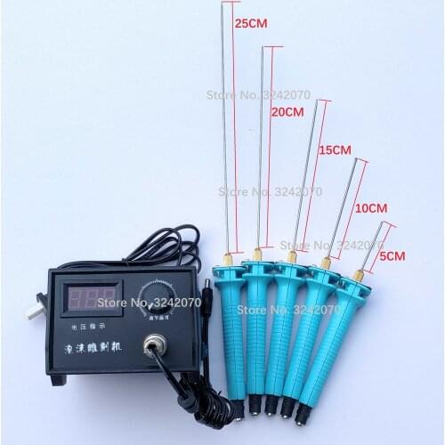 Foam Electric Pen Pearl Cotton KT Benzene Board Carving Slotting Shape Punching Needle Type Electric Knife Machine