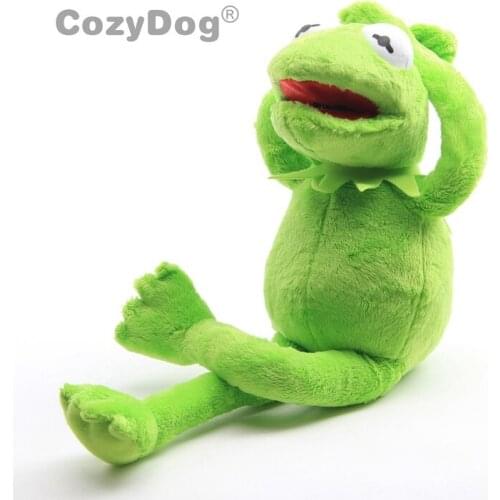 40cm Anime Sesame Street Kermit Plush Toys Doll Peluche New Arrivals Big Size Stuffed Kermit Frog Toys Women Kids Birthday Gift