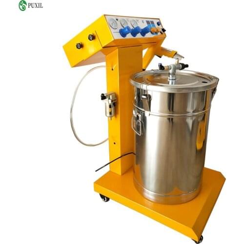 Portable Powder Paint Experiment System Electrostatic Powder Coating machine powder coating test gun