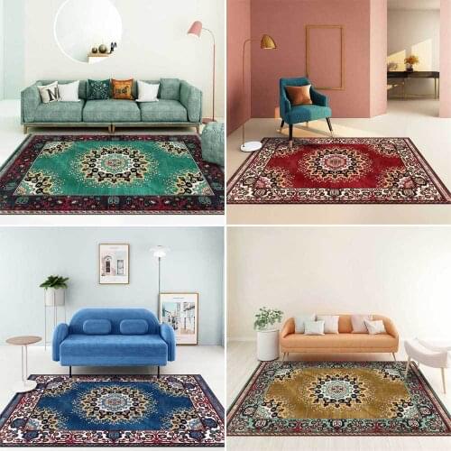 Retro European Persia Large Size Carpets For Living Room Bedroom Area Rug Home Parlor Mat Drophopping Factory / Wholesale Custom