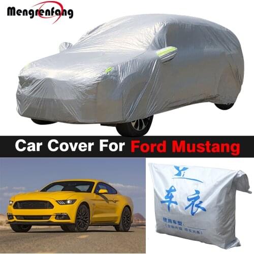 Outdoor Car Cover For Ford Mustang Coupe Convertible 1994-2021 Sun Anti-UV Rain Fog Snow Protection Dust Proof Cover