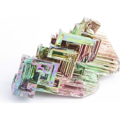 Colorful High Pure 20g Bismuth Crystals Professional Making Bismuth Metal Crystal