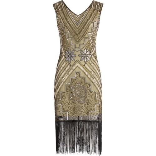 New Prom Long Elegant Dresses Beading Sequined Knee-Length Tassel A-Line Women Dress Vestidos De Fiesta Largos Elegantes De Gala