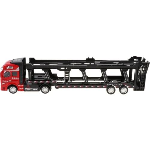 1:50 Die-Cast Toy Friction Powered Metal Transport Car Carrier Truck Toy for Boys and Girls