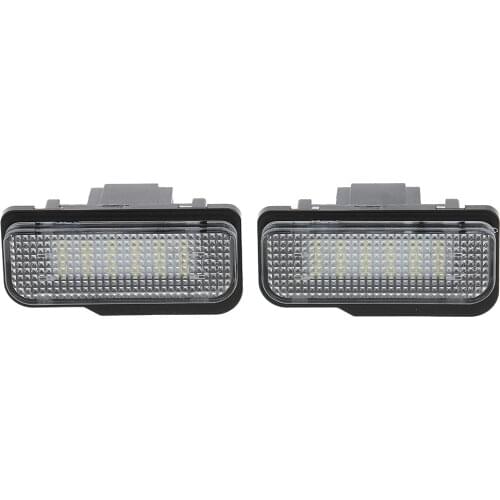 Pair 18 LED License Number Plate Light for Mercedes Benz W203 5D W211 W219