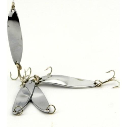 100pcs 5cm 7.1g spinner spoon trolling fishing baits bass wobbler pike carp trout peche fishing baits pesca fishing tackles