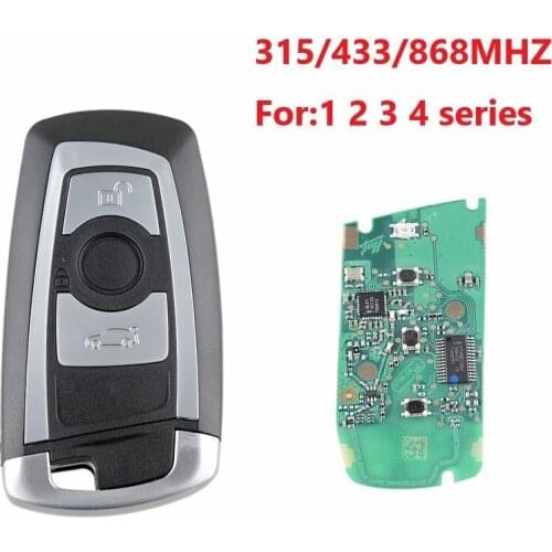 3 Buttons Smart Remote Key Keyless For BMW Cas4 315/433/868Mhz FEM / BDC CAS4 CAS4+ 2011-2017 Car keys