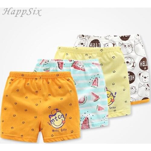 3Pieces/lot Baby Shorts Summer 100%Pure Cotton Girls Clothes Baby Boys Shorts cute Children panties bloomer for 6-18Months