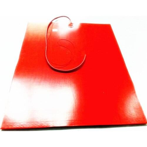 36"*36"(914.4*914.*1.5mm) Heater Bed for 3D Printer silicone rubber heater 220v 3000w adheive1side 100k thermistor 1000mm lead