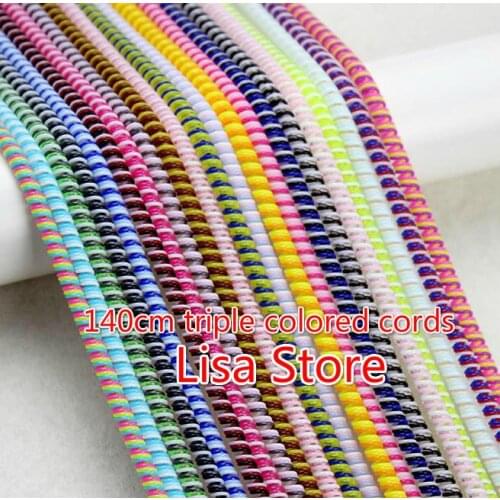Free EMS DHL 500pcs 140cm Triple Colors Spring Protective sleeve Mobile Tablet Spiral Cord Protector for Charger Earphone Cords