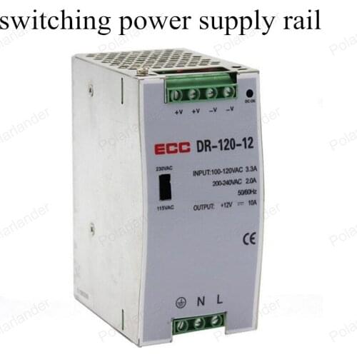 Secure quality simple operation AC/DC 12V 120W dual output power supply rail Lighting Transformer LED strip power supply Drive