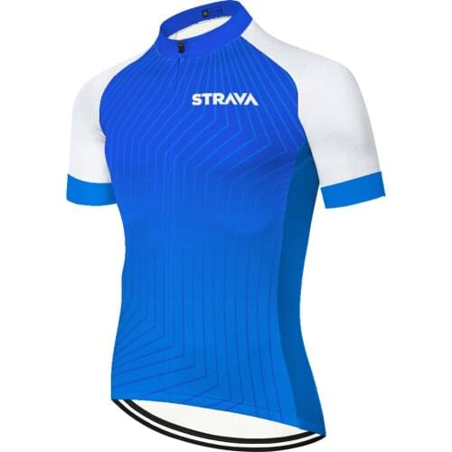 Strava cycling jersey 2021 short sleeve maillot hombre quick dry team cycling clothing men Summer ropa ciclismo hombre mtb