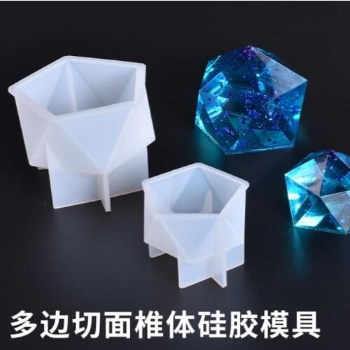Geometry Stereo Pattern DIY Crystal Epoxy Mold Handcraft Jewelry Accessories Silicone Molds Ornaments Making Mould For Car Table