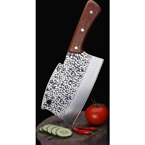 Forged Kitchen Knife High Carbon Steel Vegetable Meat Cleaver Cutting Slicing Chopping Chefs Cooking Knives