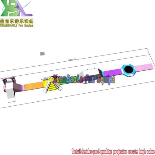 Mobile Indoor Inflatable Floating Water Amusement Park For Swimming Pool Or Sea World