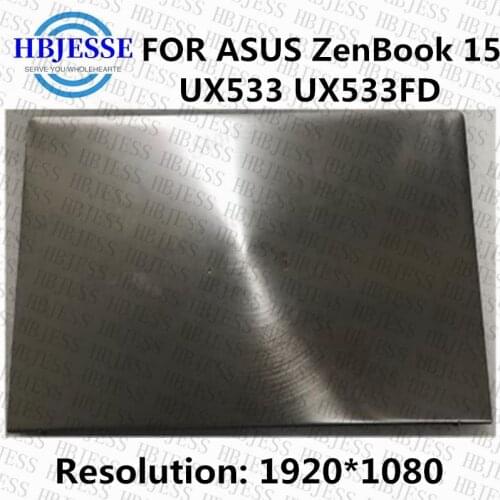Original 15.6'' laptop assembly with cover FHD 1920X1080 FOR ASUS ZenBook 15 UX533 UX533FD full LCD screen assembly