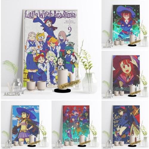 Little Witch Academia Animated Movie Poster Japan Cartoon Comic Art Prints Modern Minimalist Children Room Wall Decor Kids Gift