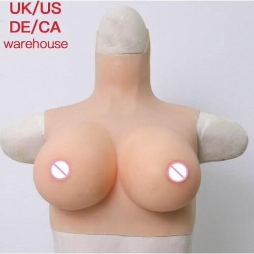 Realistic B-G Cup Silicone Breast Formation Fake Delicate Breasts Suitable for Drag Queen and Transgender Women Breast Lifter