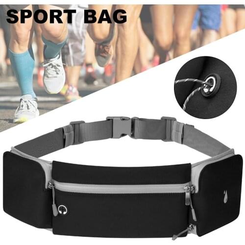Sports Armband Phone Case Waterproof Sport Waist Bag with Reflective Belt Adjustable Running Pouch Belt Fits 6.5" Phone Pack