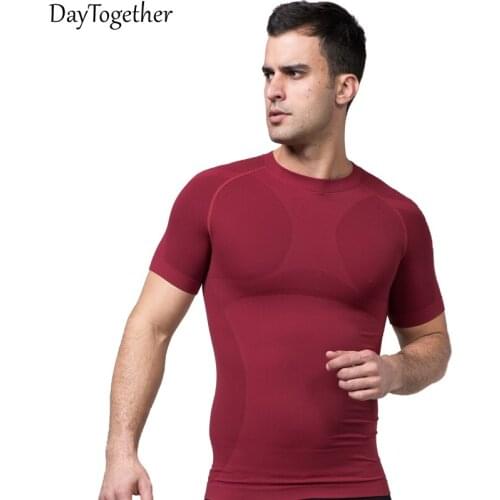 091 in Europe and the tights male sports outdoor travel quick-drying short-sleeved sun-protective clothing collar fitness belly