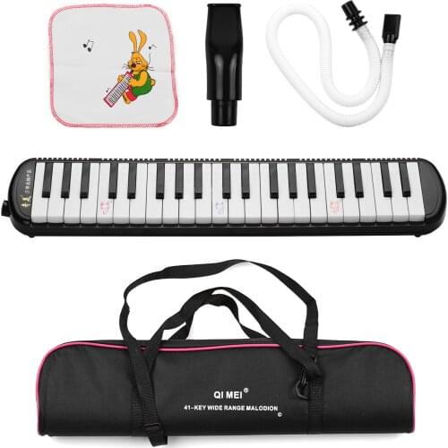 41 Keys Melodica Pianica Mouth Piano Air Piano Keyboard Musical Instrument for Music Education Accompaniment Gift Kids Beginners