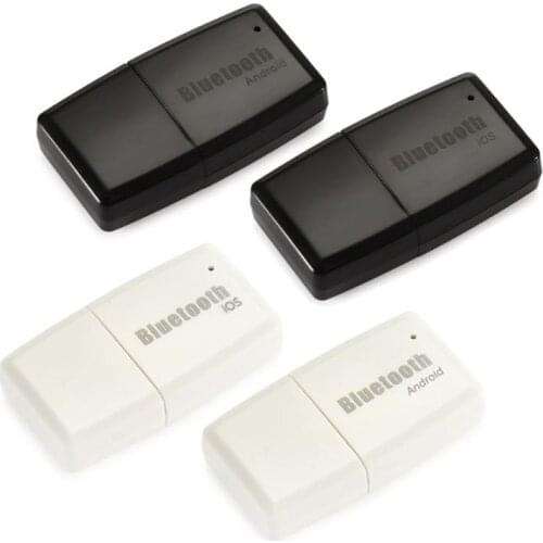 Wireless Bluetooth V4.1+EDR Music Audio Receiver 3.5mm A2DP Stereo Adapter Headphone Button Answering for Android/IOS Car Auto