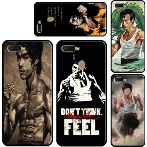 Bruce Lee Film Kung Fu Star Phone Case For OPPO A91 A15 A5 A9 A53 A31 2020 A5S A3S A1K A52 A72 F5 F7 Reno 2 Z 4 Pro