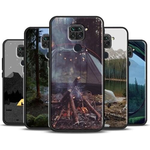 Camping Nature Mountain Cover For Xiaomi Redmi Note 9 Pro 7 8 8T 9S Note 10 Pro Phone Case For Redmi K40 9A 9C 9T