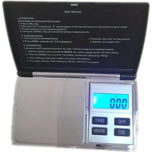500g 0.01g Digital Precision Scales for Gold Bijoux Jewelry Scale 0.01 Pocket LCD Balance Electronic Stainless Steel Scales