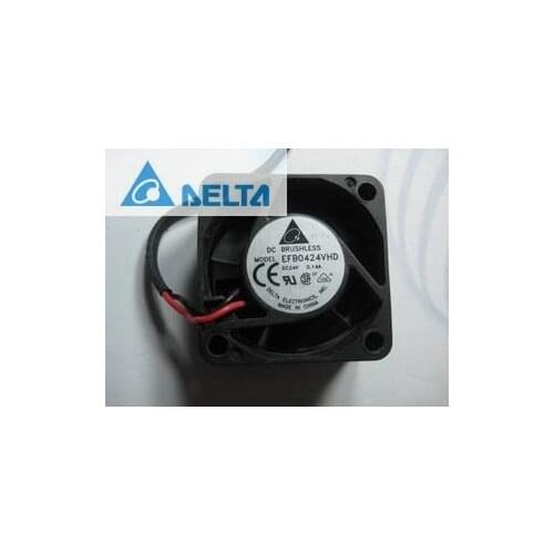For delta Original EFB0424HD 4020 4cm 4CM 24V dual ball bearing cooling fan server
