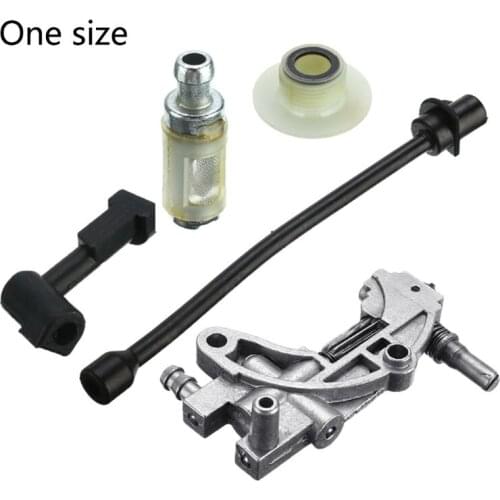 Oil Pump Filter Pipe Hose Line worm Kit For Chinese 45CC 52CC 58CC 4500 5200 5800 Chainsaw Spare Parts