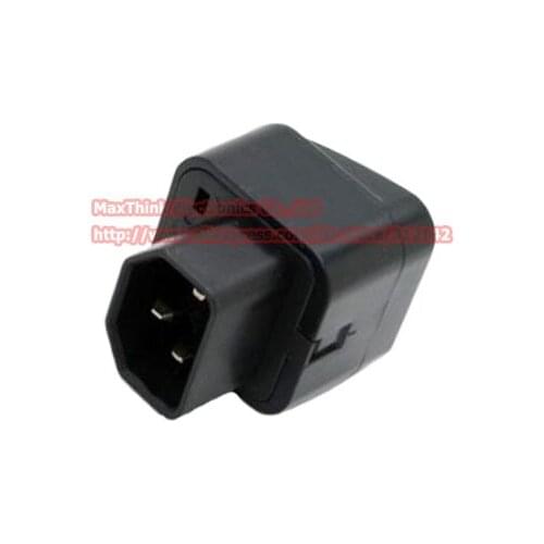 IEC 320 C14 Male to Universal Female Power Adapter AC Power Plug Connector/Free shipping/2PCS
