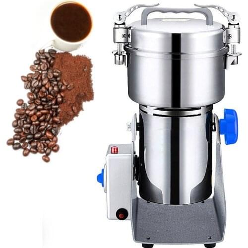 Stainless Mill 800G Swing Type Coffee Grinder Grains Spices Cereals Dry Food Grinder Home Flour Powder Crusher 220V