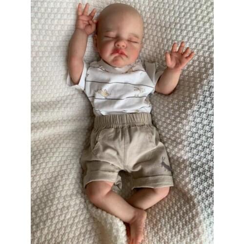 50cm Soft Bebe Doll Bebe Reborn Baby Dolls for Children Toys Kit Reborn Real Baby Reborn Doll with Cute Clothes Reborn Baby