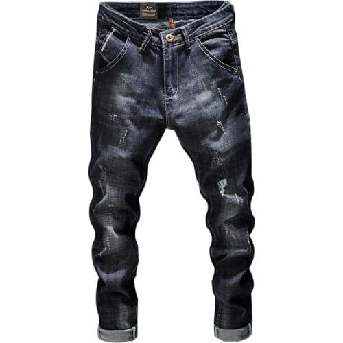 Мужские зауженные джинсы Left ROM China At AliExpress