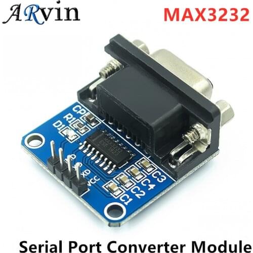 MAX3232 RS232 to TTL Serial Port Converter Module DB9 Connector MAX232 For Arduino