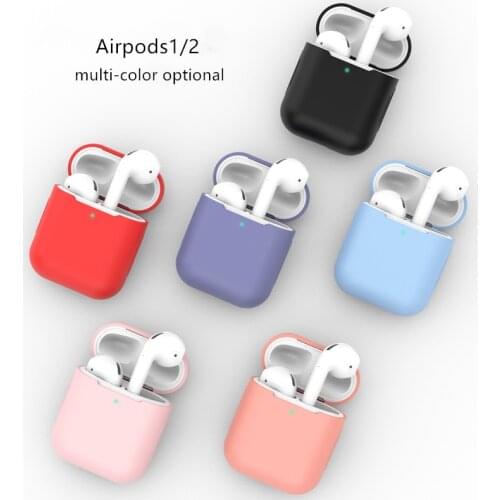New Silicone Cases for Airpods1/2 case Luxury Protective Earphone Cover Case Apple Air pods Case Shockproof Sleeve