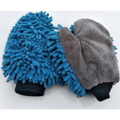 Soft Car Washing Gloves Cleaning Brush for Car and Motorbike Washing Drying Towels Car Mitt Washing Auto Cleaning Tools